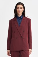 Marynarka oversize, dwurzędowa Z69 Bordo - Nife - 40 Marynarka oversize, dwurzędowa Z69 Bordo - Nife - 40
