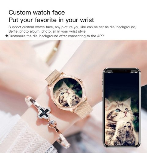 SMARTWATCH DAMSKI Rubicon RNBE66 - WŁASNE TARCZE (sr014a) SMARTWATCH DAMSKI Rubicon RNBE66 - WŁASNE TARCZE (sr014a)