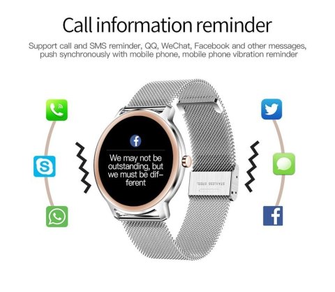 SMARTWATCH DAMSKI Rubicon RNBE66 - WŁASNE TARCZE (sr014a) SMARTWATCH DAMSKI Rubicon RNBE66 - WŁASNE TARCZE (sr014a)
