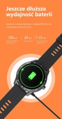 SMARTWATCH MĘSKI G. Rossi SW018-1 silver/black (sg012a) WŁASNE TARCZE SMARTWATCH MĘSKI G. Rossi SW018-1 silver/black (sg012a) WŁASNE TARCZE