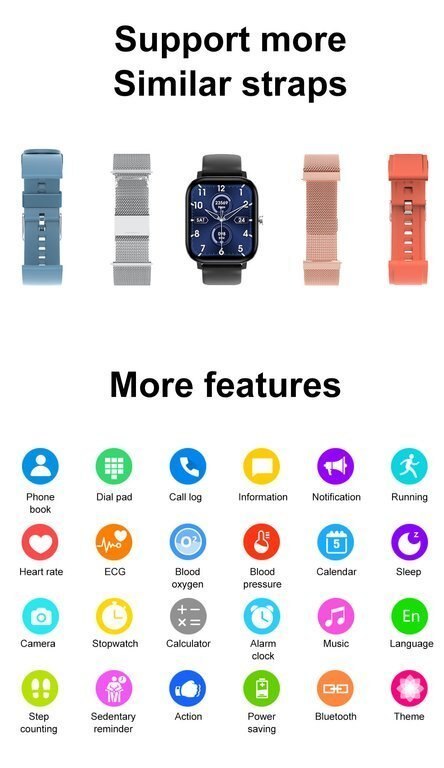 SMARTWATCH UNISEX PACIFIC 20-2 - EKG, WYKONYWANIE POŁĄCZEŃ (sy017b) SMARTWATCH UNISEX PACIFIC 20-2 - EKG, WYKONYWANIE POŁĄCZEŃ (sy017b)