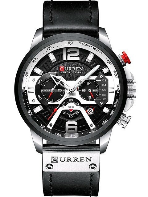 ZEGAREK MĘSKI CURREN 8329 (zc027a) - CHRONOGRAF + BOX ZEGAREK MĘSKI CURREN 8329 (zc027a) - CHRONOGRAF + BOX