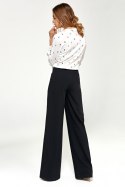 Spodnie typu palazzo SD31 Black - Nife - 44 Spodnie typu palazzo SD31 Black - Nife - 44