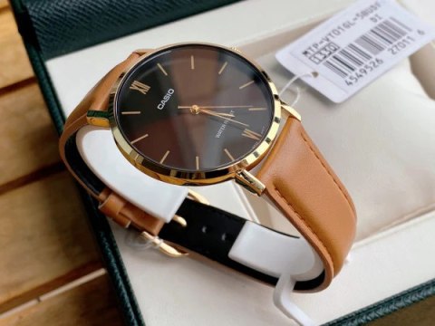 ZEGAREK MĘSKI CASIO MTP-VT01GL-5B + BOX (zd165j) ZEGAREK MĘSKI CASIO MTP-VT01GL-5B + BOX (zd165j)