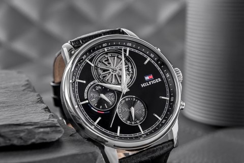 Zegarek Męski Tommy Hilfiger Steward 1710605 + BOX Zegarek Męski Tommy Hilfiger Steward 1710605 + BOX