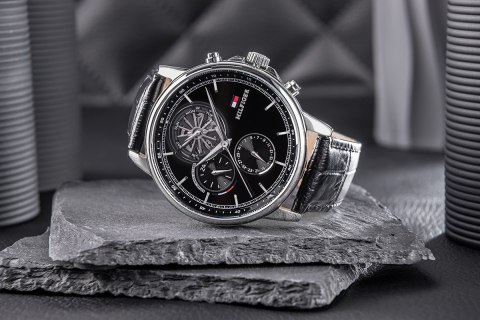 Zegarek Męski Tommy Hilfiger Steward 1710605 + BOX Zegarek Męski Tommy Hilfiger Steward 1710605 + BOX