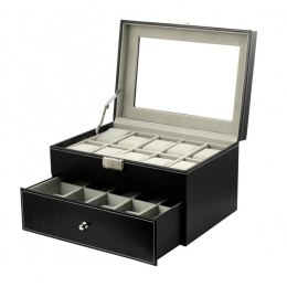 Schatulle für 20 UHREN MIT PD46 SCHUBLADE