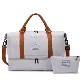 Set Reisetasche mit zwei Fächern und Kosmetikkoffer 51x25x39cm T263SZ
