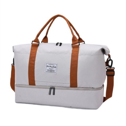 Set Reisetasche mit zwei Fächern und Kosmetikkoffer 51x25x39cm T263SZ Set Reisetasche mit zwei Fächern und Kosmetikkoffer 51x25x39cm T263SZ