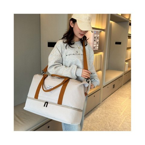 Set Reisetasche mit zwei Fächern und Kosmetikkoffer 51x25x39cm T263SZ Set Reisetasche mit zwei Fächern und Kosmetikkoffer 51x25x39cm T263SZ