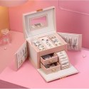 Szkatułka na biżuterię kuferek etui organizer PD120PR Szkatułka na biżuterię kuferek etui organizer PD120PR