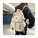 Universeller Schulsportrucksack mit Taschen, cremefarben PL164K Universeller Schulsportrucksack mit Taschen, cremefarben PL164K