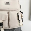 Universeller Schulsportrucksack mit Taschen, cremefarben PL164K Universeller Schulsportrucksack mit Taschen, cremefarben PL164K