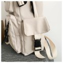 Universeller Schulsportrucksack mit Taschen, cremefarben PL164K Universeller Schulsportrucksack mit Taschen, cremefarben PL164K