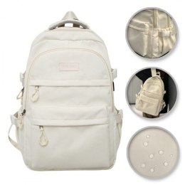 Universeller Schulsportrucksack mit Taschen, cremefarben PL165K