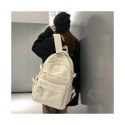Universeller Schulsportrucksack mit Taschen, cremefarben PL165K