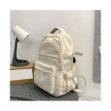 Universeller Schulsportrucksack mit Taschen, cremefarben PL165K