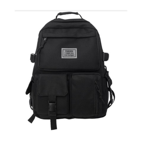 Universeller Schulsportrucksack mit Taschen, schwarz PL164CZ Universeller Schulsportrucksack mit Taschen, schwarz PL164CZ