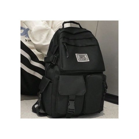 Universeller Schulsportrucksack mit Taschen, schwarz PL164CZ Universeller Schulsportrucksack mit Taschen, schwarz PL164CZ