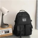 Universeller Schulsportrucksack mit Taschen, schwarz PL164CZ Universeller Schulsportrucksack mit Taschen, schwarz PL164CZ