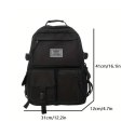 Universeller Schulsportrucksack mit Taschen, schwarz PL164CZ Universeller Schulsportrucksack mit Taschen, schwarz PL164CZ