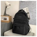 Universeller Schulsportrucksack mit Taschen, schwarz PL165CZ Universeller Schulsportrucksack mit Taschen, schwarz PL165CZ