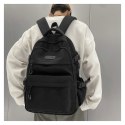 Universeller Schulsportrucksack mit Taschen, schwarz PL165CZ Universeller Schulsportrucksack mit Taschen, schwarz PL165CZ