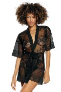 Komplet Szlafrok Model Anastazja Black - DKaren - L