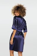 Szlafrok Peniuar Model Nable 100 Navy - DKaren - L Szlafrok Peniuar Model Nable 100 Navy - DKaren - L