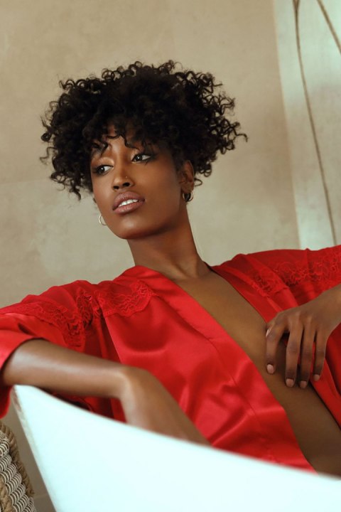 Szlafrok Model Femi Red - DKaren - XL