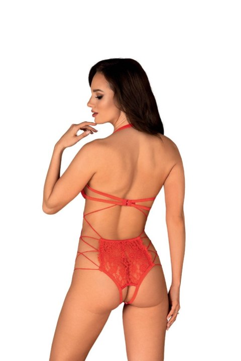 Body Model Rediosa otwarte Red - Obsessive - L/XL Body Model Rediosa otwarte Red - Obsessive - L/XL