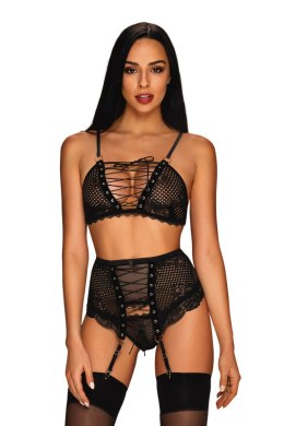 Komplet Model Basitta 3cz Set Black - Obsessive - S/M