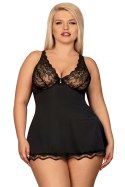 Komplet Model Luvae Babydoll Black - Obsessive - S/M Komplet Model Luvae Babydoll Black - Obsessive - S/M