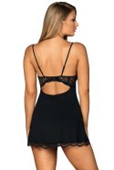 Komplet Model Luvae Babydoll Black - Obsessive - S/M Komplet Model Luvae Babydoll Black - Obsessive - S/M