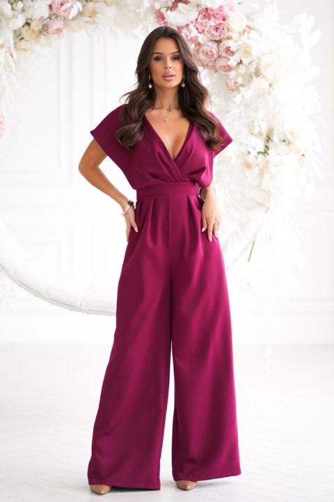 Kombinezon Model 289-10 Bordo - Bicotone - 40 Kombinezon Model 289-10 Bordo - Bicotone - 40