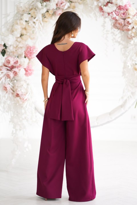 Kombinezon Model 289-10 Bordo - Bicotone - 40 Kombinezon Model 289-10 Bordo - Bicotone - 40