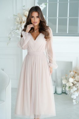 Sukienka Model 269-21 Beige - Bicotone - 42