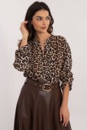 Bluzka Model TW-KS-BI-7175a.25 Black/Beige - Och Bella - uniwersalny