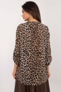Bluzka Model TW-KS-BI-7175a.25 Black/Beige - Och Bella - uniwersalny