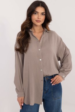 Koszula Damska Model D70032M11066D1 Dark Beige - Sublevel - M/L