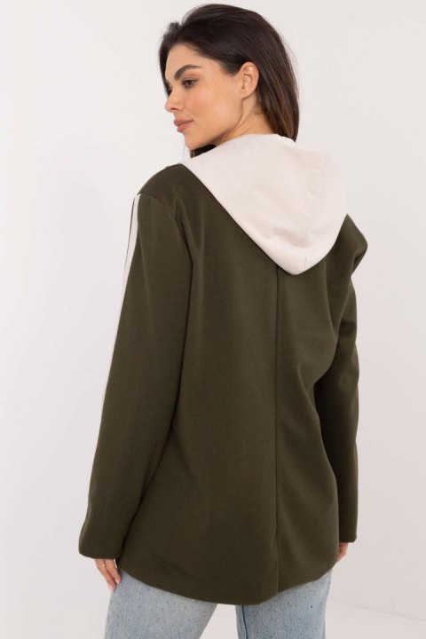 Marynarka Model DHJ-MA-A8398.14X Khaki - Italy Moda - uniwersalny Marynarka Model DHJ-MA-A8398.14X Khaki - Italy Moda - uniwersalny
