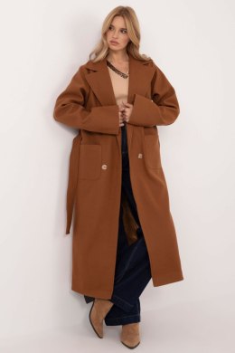 Płaszcz Damski Model LK-PL-509786.99 Light Brown - Lakerta - L/XL