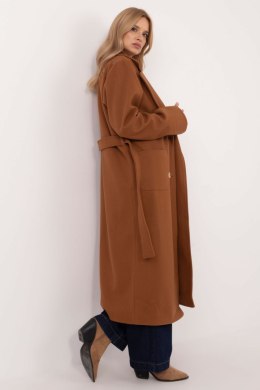 Płaszcz Damski Model LK-PL-509786.99 Light Brown - Lakerta - S/M