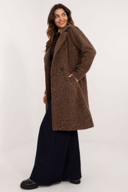 Płaszcz Damski Model MI-PL-138.51 Brown - Italy Moda - uniwersalny