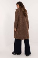 Płaszcz Damski Model MI-PL-138.51 Brown - Italy Moda - uniwersalny