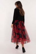 Spódnica Model DHJ-SD-19981-2.10 Black/Red - Italy Moda - uniwersalny