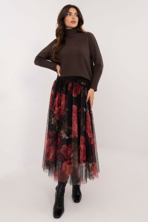 Spódnica Model DHJ-SD-19981-3.16 Black/Red - Italy Moda - uniwersalny