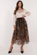 Spódnica Model DHJ-SD-19981-4.22 Black/Yellow - Italy Moda - uniwersalny