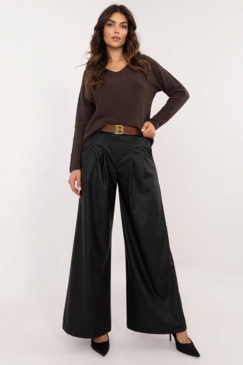 Spodnie Damskie Model DHJ-SP-19899.22X Black - Italy Moda - uniwersalny Spodnie Damskie Model DHJ-SP-19899.22X Black - Italy Moda - uniwersalny