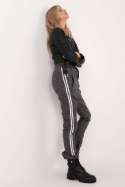 Spodnie Damskie Model DHJ-SP-21557.35 Grafit - Italy Moda - uniwersalny